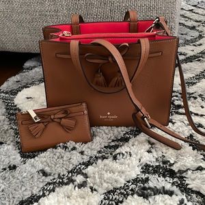 Kate Spade Purse & Matching Wallet
